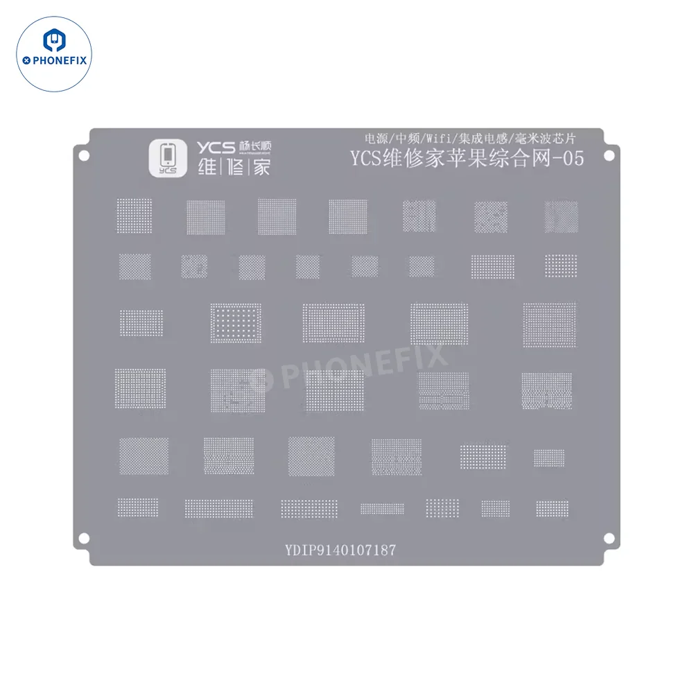 YCS Mobile BGA Reballing Stencils for iPhone Android Phones CPU Chip - Image 20