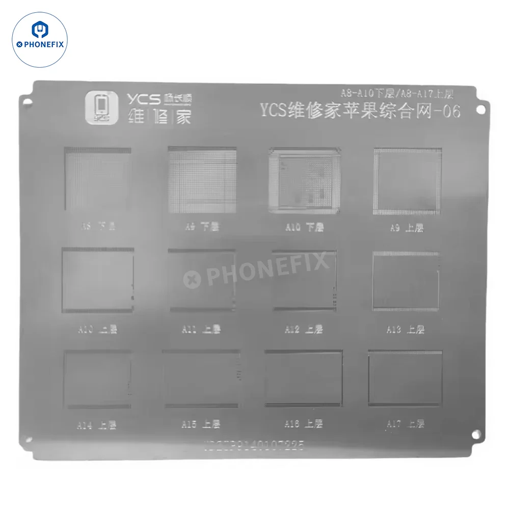 YCS Mobile BGA Reballing Stencils for iPhone Android Phones CPU Chip - Image 21
