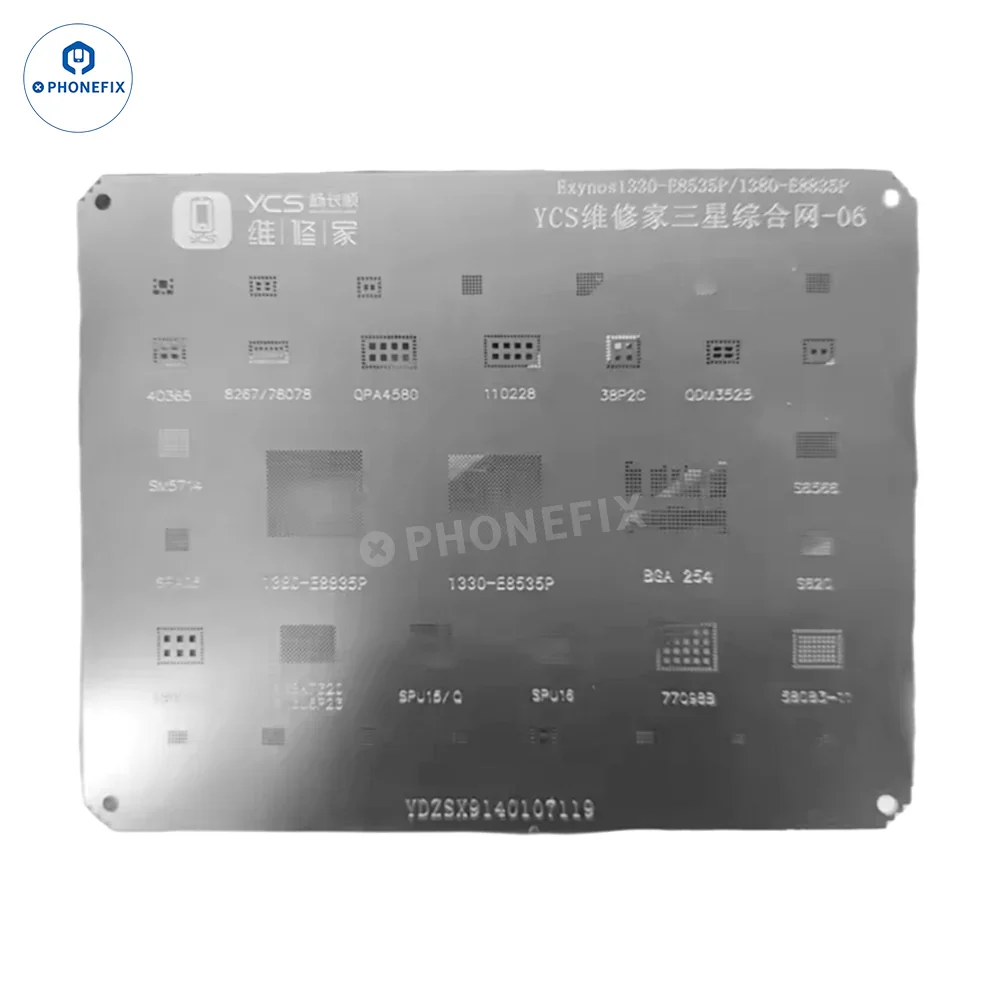 YCS Mobile BGA Reballing Stencils for iPhone Android Phones CPU Chip - Image 46