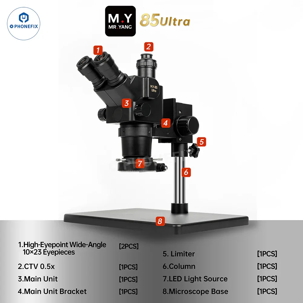YCS Mr.Yang 85 Ultra HD Microscope for Electronics & PCB Soldering Repair - Image 6