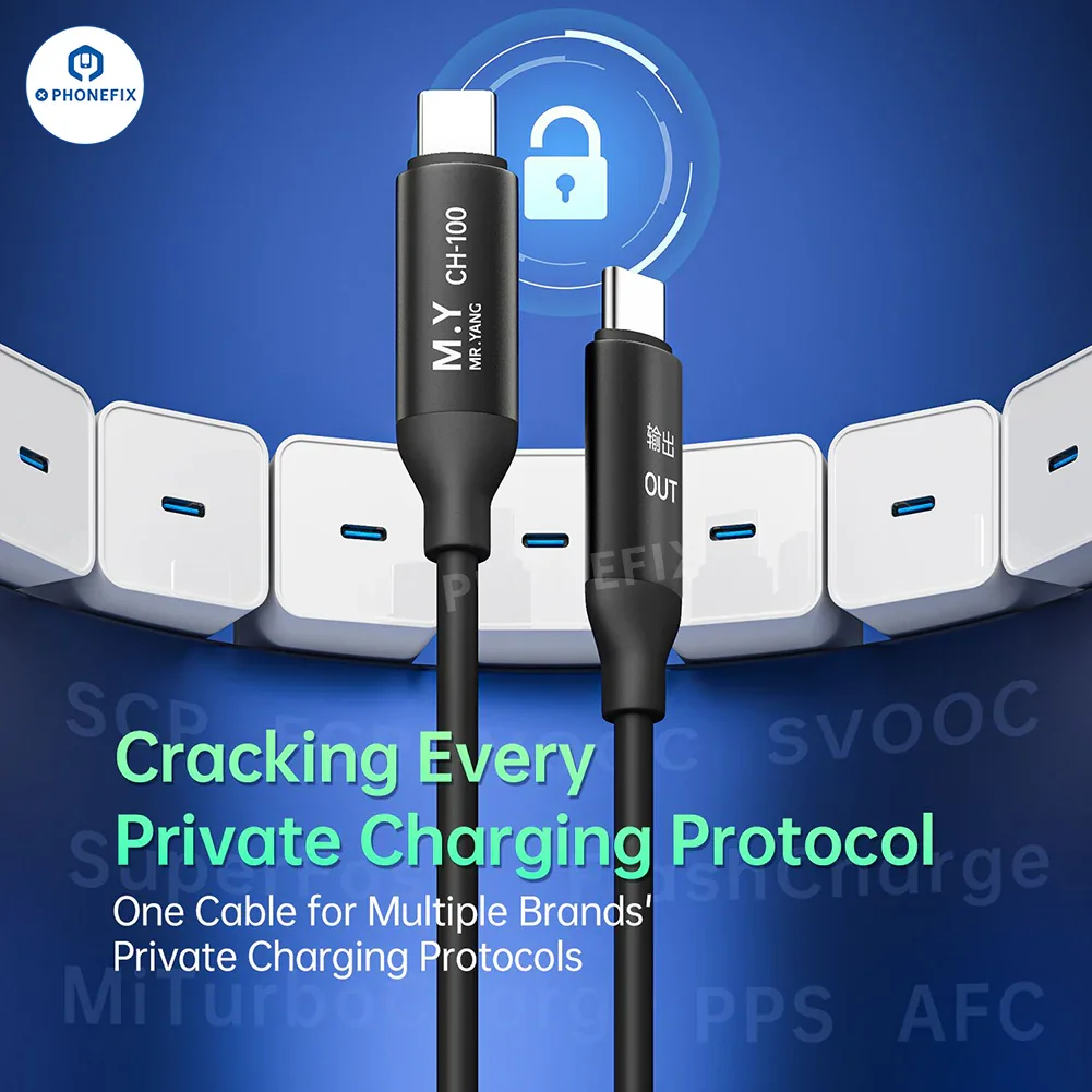 YCS Mr. Yang CH-100 Protocol Conversion Fast Charging Data Cable - Image 3