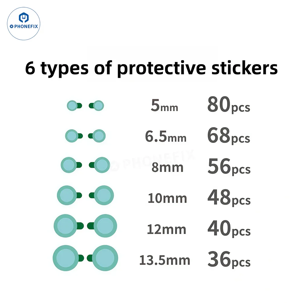YCS Phone Camera Lens Protection Sticker Non-damaging Blue Light - Image 5