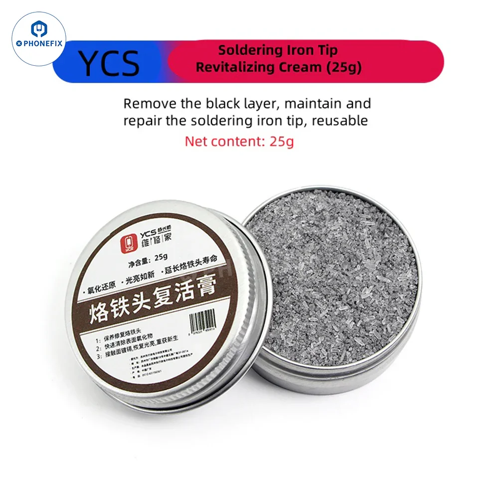 YCS Refresher Soldering Iron Tip Oxidation Cleaning Repair Cream - Image 6