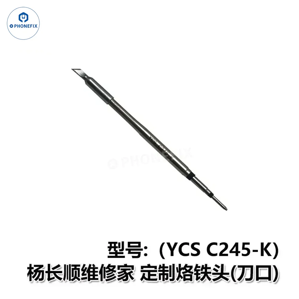 YCS Repairer C210 C245 C115 Long Knife Edge Soldering Iron Tips - Image 15