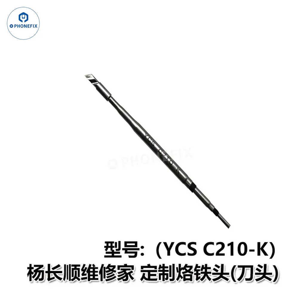 YCS Repairer C210 C245 C115 Long Knife Edge Soldering Iron Tips - Image 6