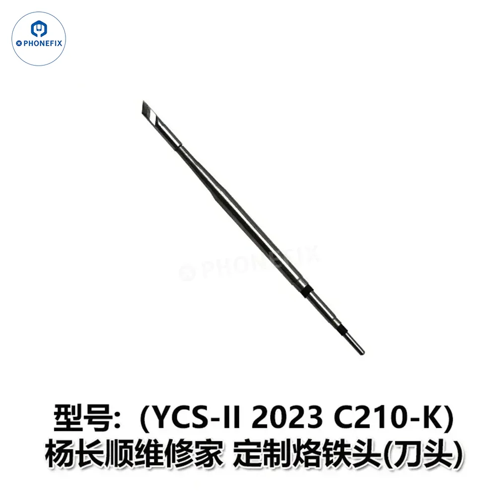 YCS Repairer C210 C245 C115 Long Knife Edge Soldering Iron Tips - Image 9