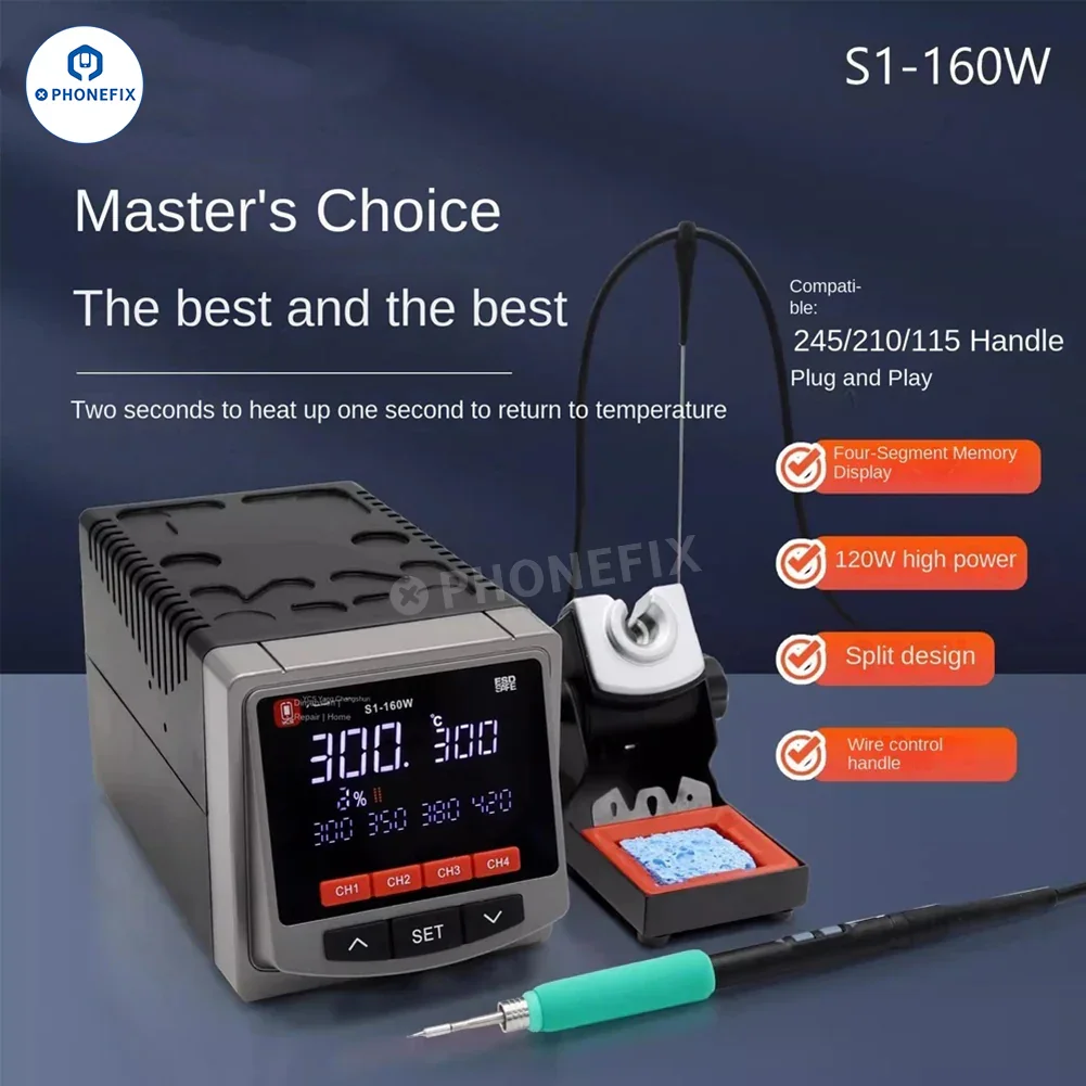 YCS S1-160W Soldering Station Compatible T210 T115 T245 Handle - Image 3