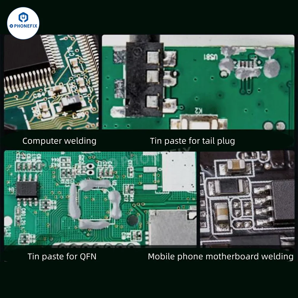 YCS Solder Paste 138 150 183 199 215℃ PCB BGA CPU Tin Planting Flux - Image 5