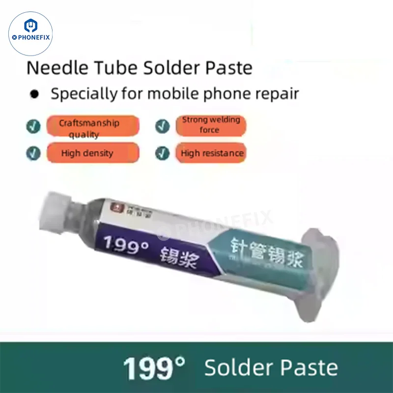 YCS Solder Paste 150/183/199℃ SMD PCB BGA Repair Syringe Flux - Image 7
