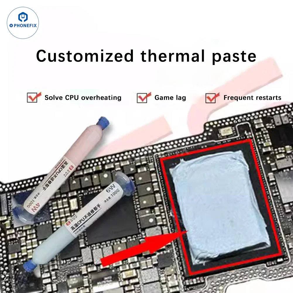 YCS Thermal Paste 100g 4W 6W CPU Heat Dissipation Grease Silicone - Image 4