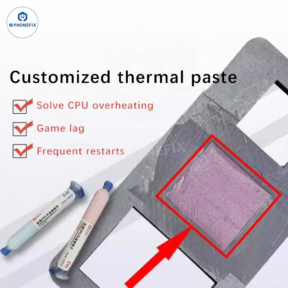 YCS Thermal Paste 100g 4W 6W CPU Heat Dissipation Grease Silicone - Image 5