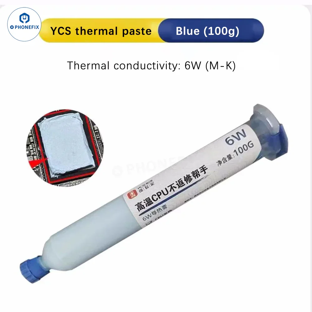 YCS Thermal Paste 100g 4W 6W CPU Heat Dissipation Grease Silicone - Image 7
