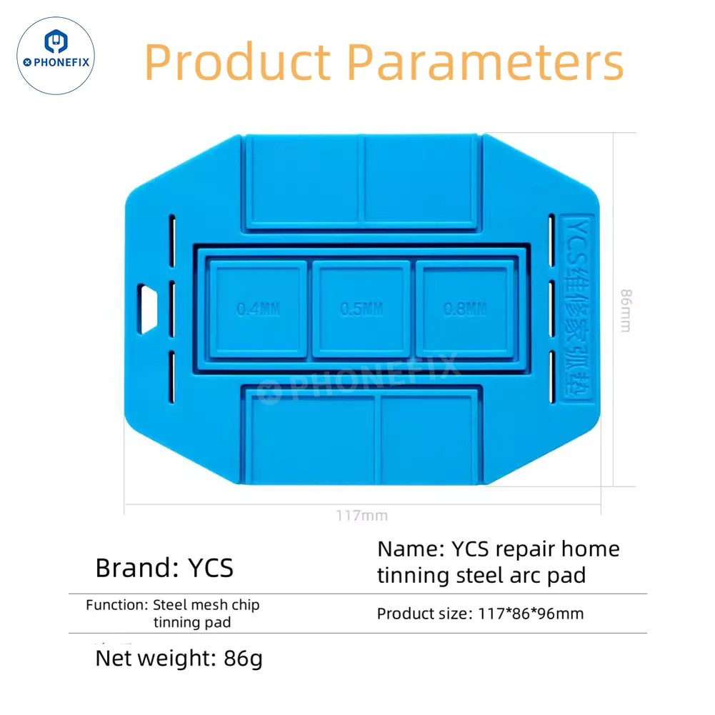 YCS Tin Planting ARC Pad BGA IC Soldering Heat-resistant Mat - Image 8