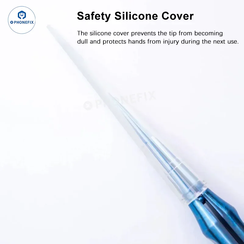 YCS Ultra-precision Titanium Straight Curved Tweezers - Image 4