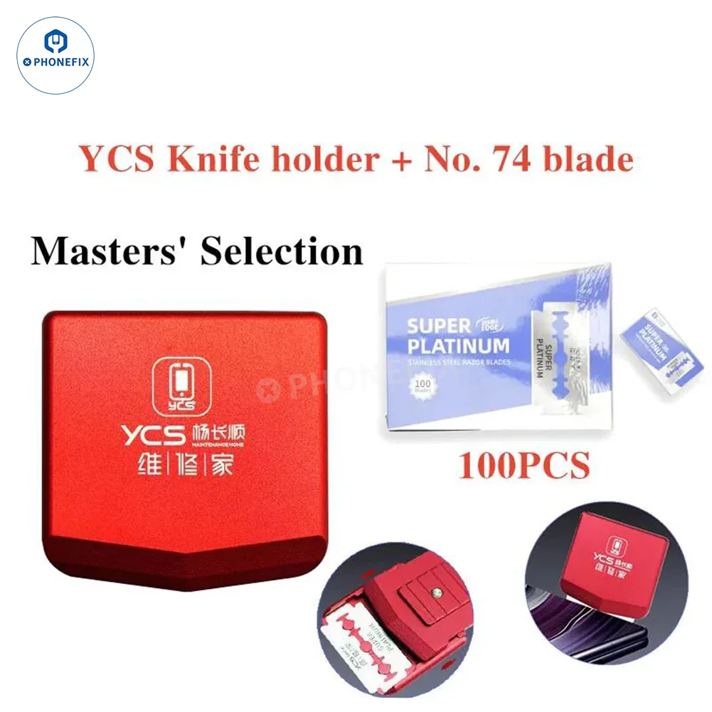 YCS Tools Double-sided Knife Clip Phone Screen Glue Removal Kit - Image 2