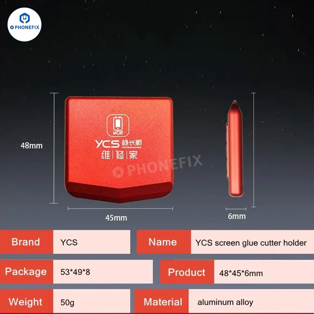 YCS Tools Double-sided Knife Clip Phone Screen Glue Removal Kit - Image 7