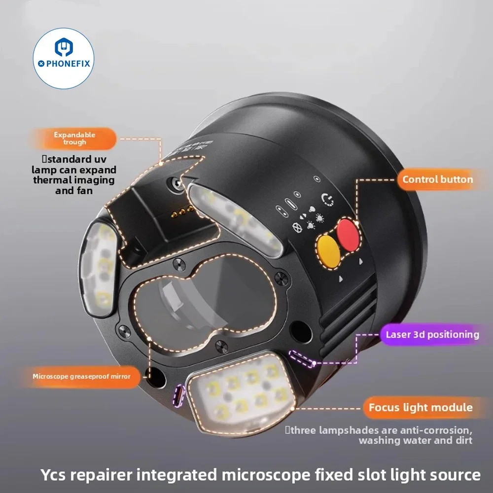 YCS Tools Integrated Microscope Positioning Light UV Curing Lamp - Image 5
