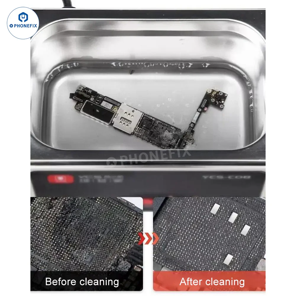 YCS Ultrasonic Cleaner Washing Water Phone PCB IC Camera Cleaning - Image 2