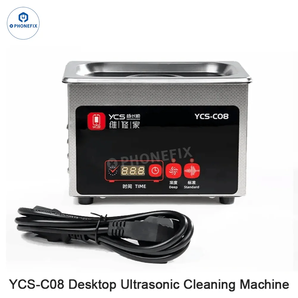 YCS Ultrasonic Cleaner Washing Water Phone PCB IC Camera Cleaning - Image 6