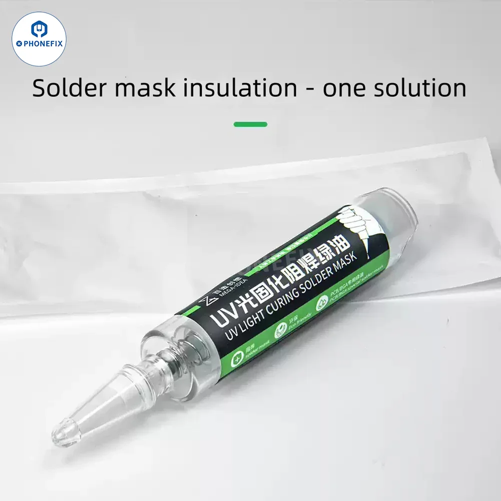 YCS UV Curing Lamp Green Oil 3S Quick Drying Glue Solder Flux - Image 9