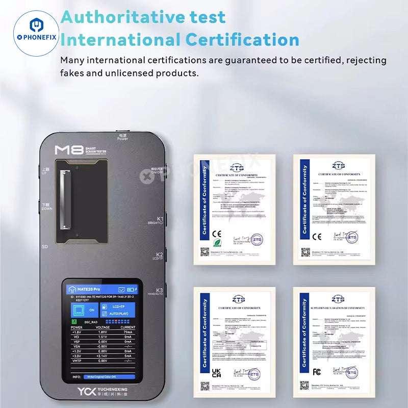 YCX M830 M8 Screen Tester for iPhone Samsung Huawei Android - Image 2