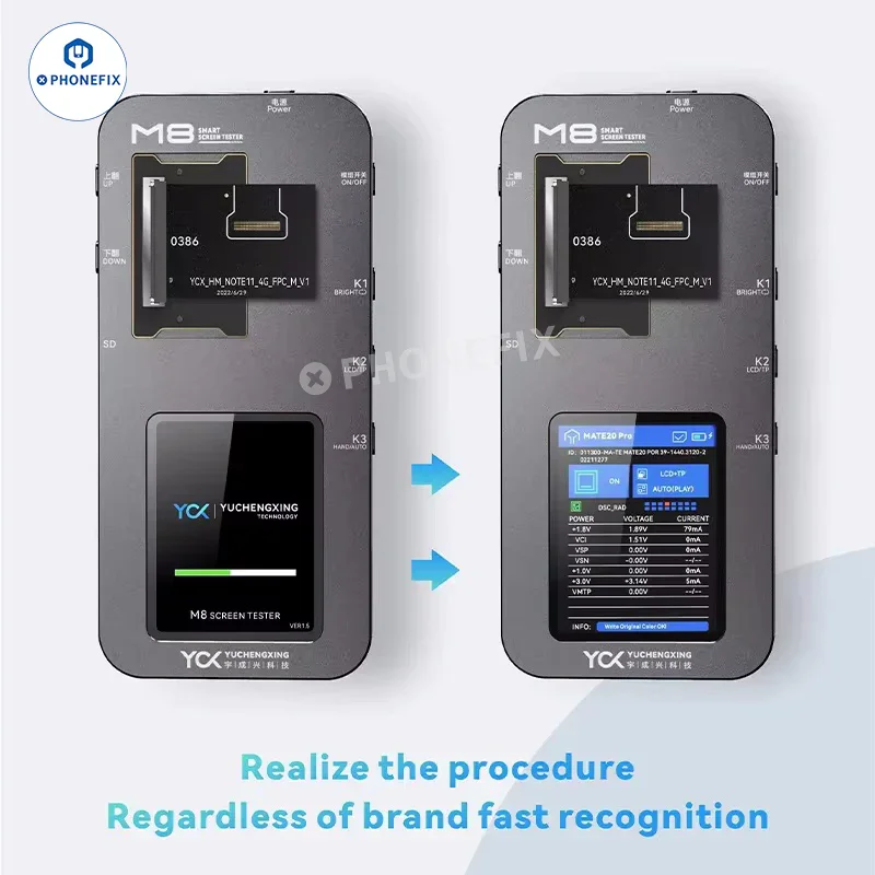 YCX M830 M8 Screen Tester for iPhone Samsung Huawei Android - Image 8
