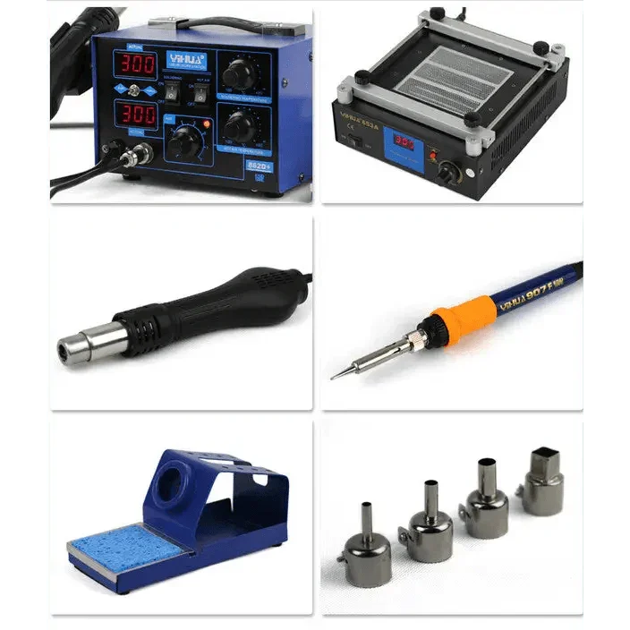 YIHUA 3 IN 1 BGA Rework Station Combination YH-862D+ YH-853A - Image 3