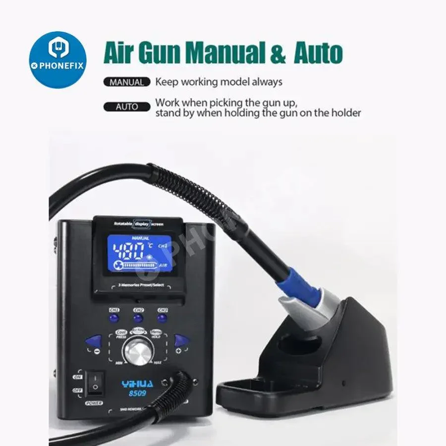 YIHUA 8509 Micro Adjustable Hot Air Gun SMD BGA Rework Station - Image 3