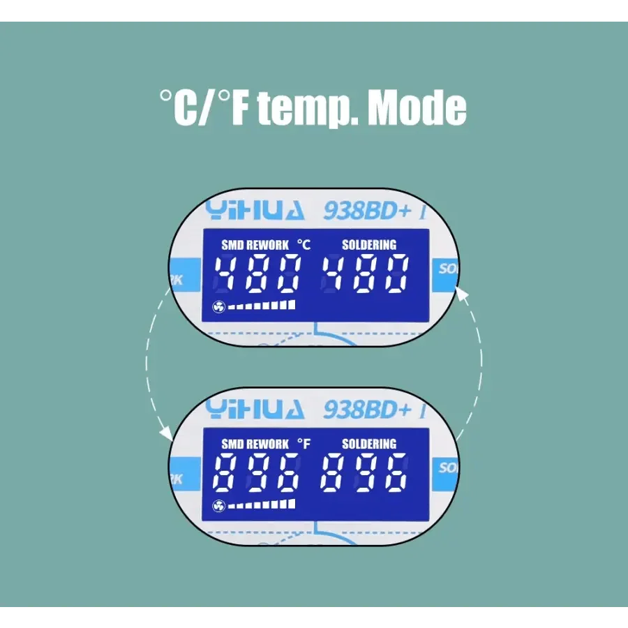YIHUA 8786D Hot Air Soldering Station BGA SMD Welding Station - Image 10