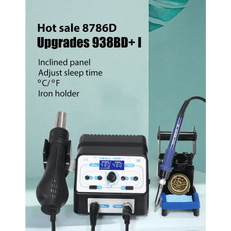 YIHUA 8786D Hot Air Soldering Station BGA SMD Welding Station - Image 15