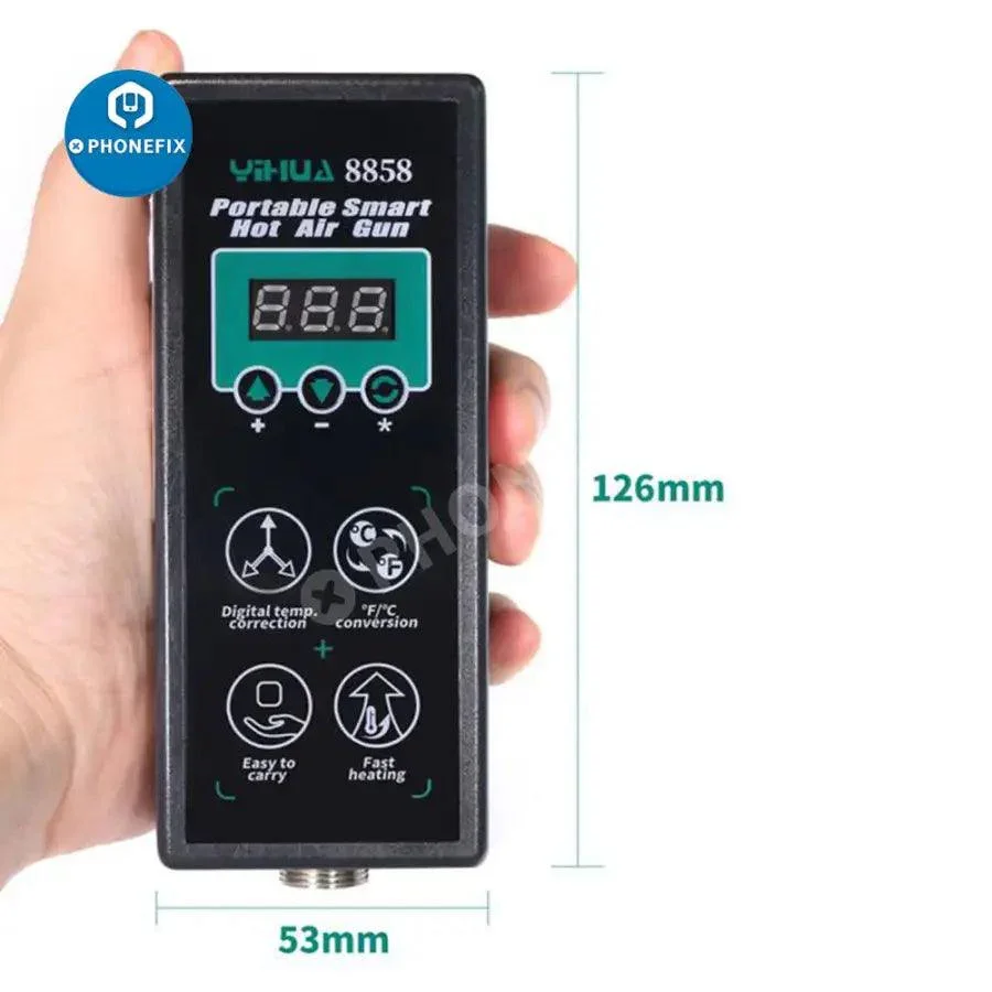 YIHUA 8858 BGA Soldering Rework Station Portable Hot Air Gun - Image 5