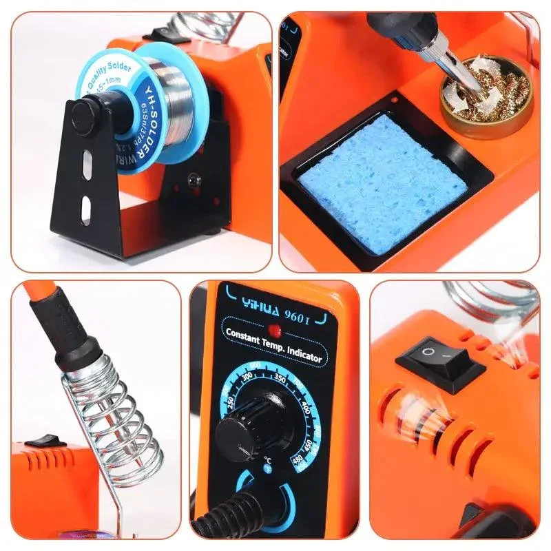 YIHUA 926LED-III 130W Electric Soldering Iron With 2 Handles And Repair Tool Kit - Image 12