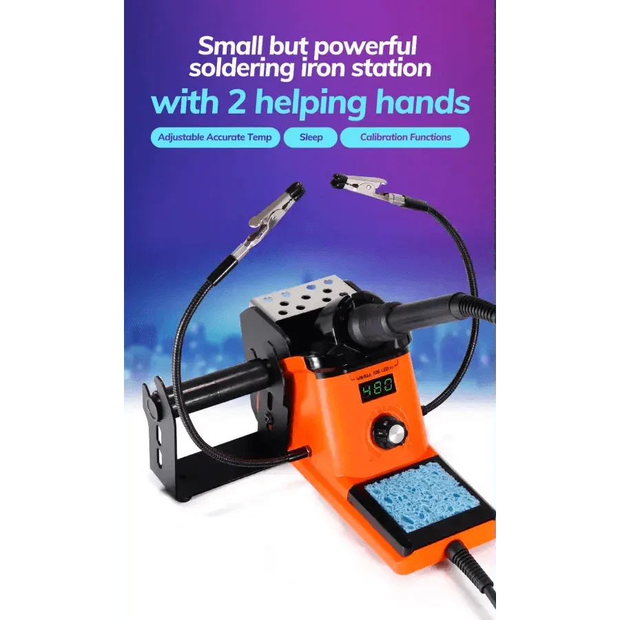 YIHUA 926LED-III 130W Electric Soldering Iron With 2 Handles And Repair Tool Kit - Image 6