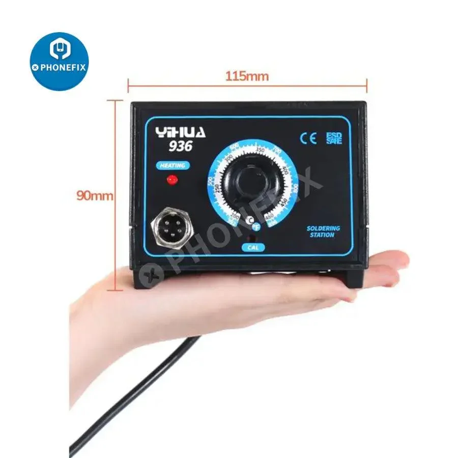 YIHUA 936/937/939D Adjustable Soldering Station With Repair Tool Kit - Image 7