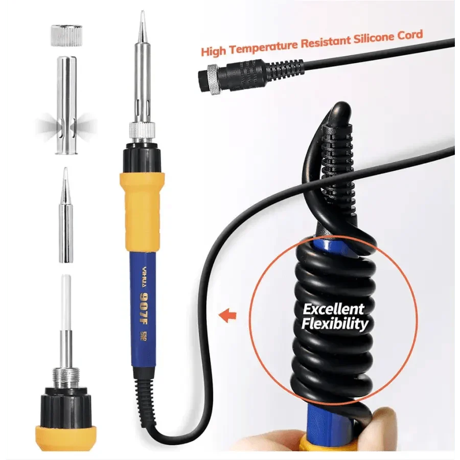 YIHUA 936/937/939D Adjustable Soldering Station With Repair Tool Kit - Image 9