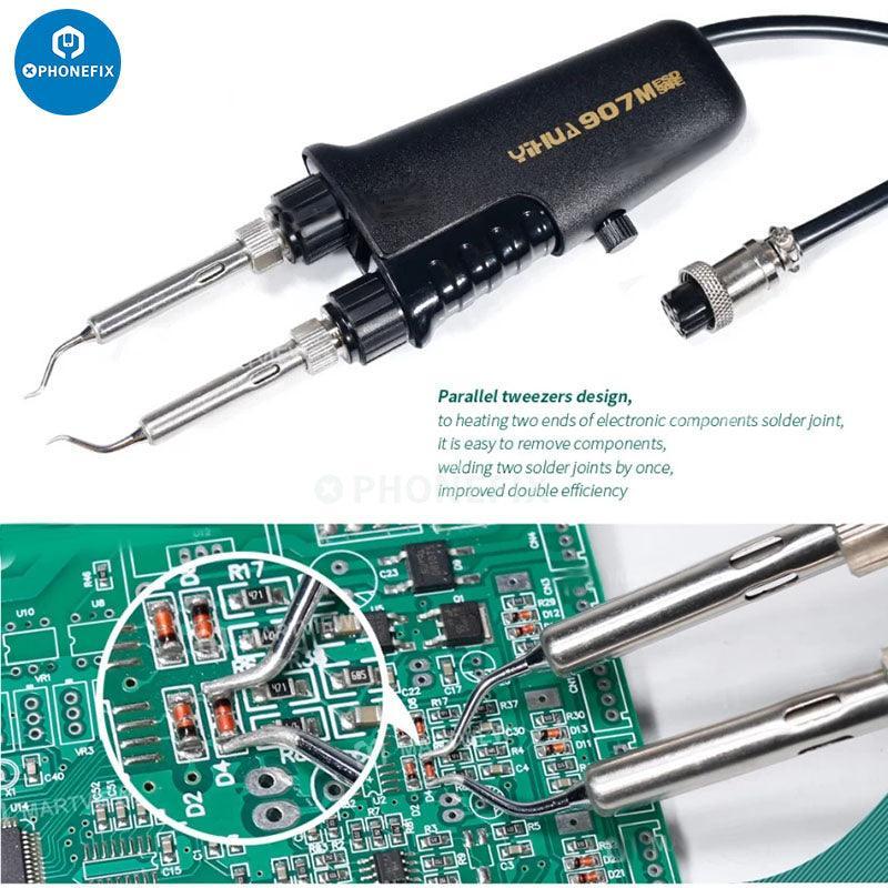 YIHUA-938D Mini Portable Tweezers Soldering Station For BGA Reworking - Image 2