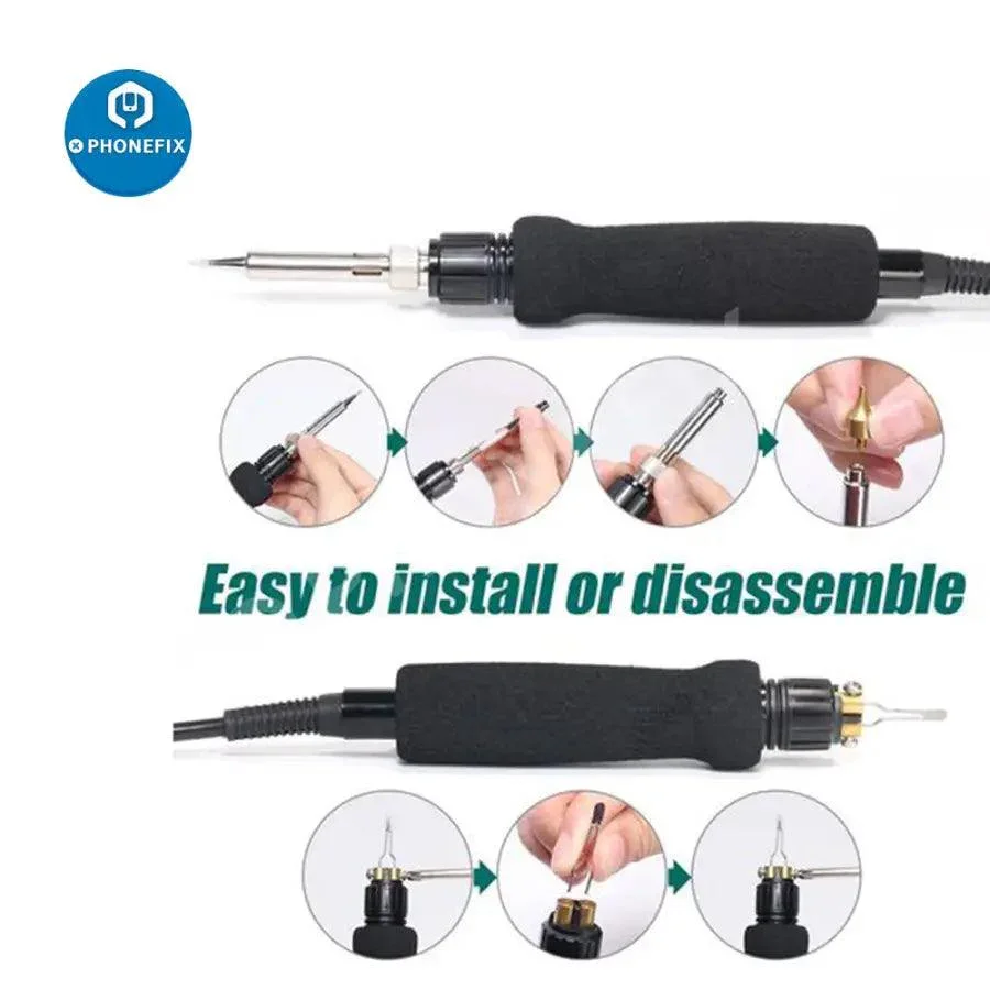 YIHUA 939D-II Soldering Station With Dual Carving Pyrography Pen Burning Tool - Image 6
