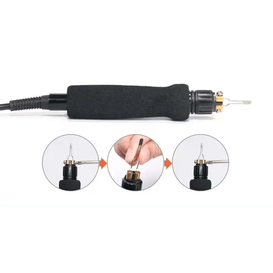 YIHUA 939D-II Soldering Station With Dual Carving Pyrography Pen Burning Tool - Image 8