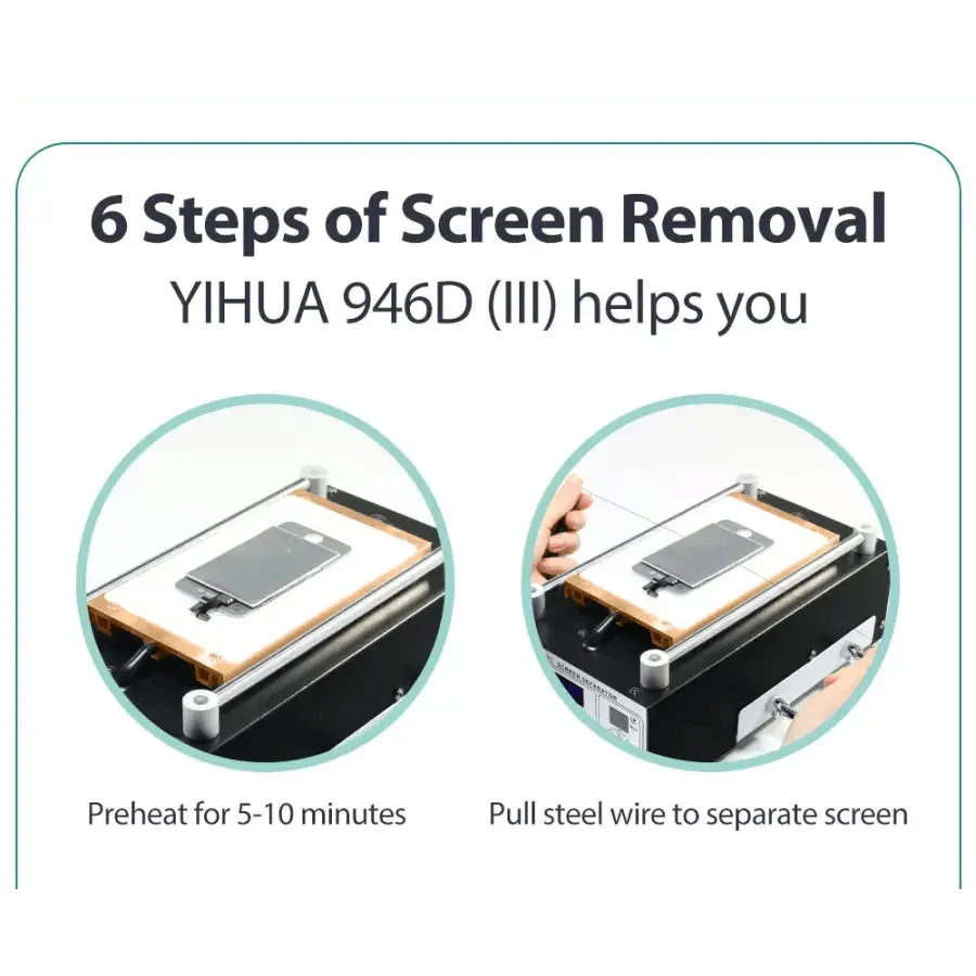 YIHUA 946D-III Phone Screen Opening Vacuum Suction Cup Separator - Image 11