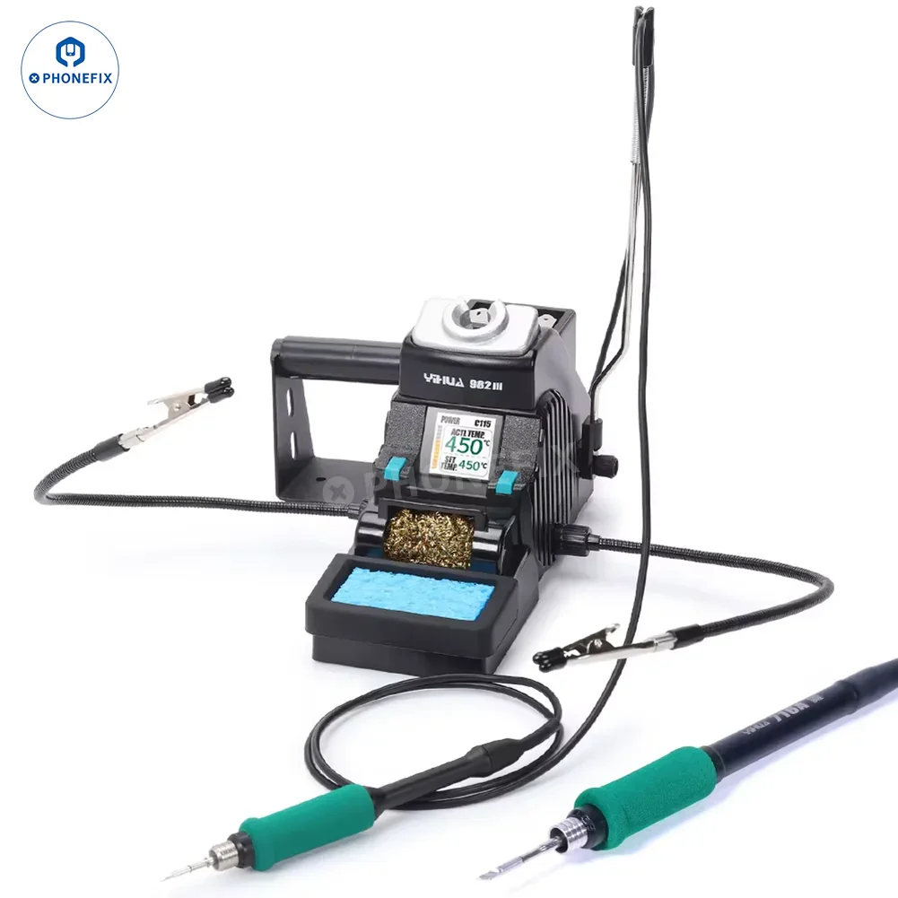 YIHUA 982-III C210 C115 Soldering Iron Station Two-hand Clamp - Image 4