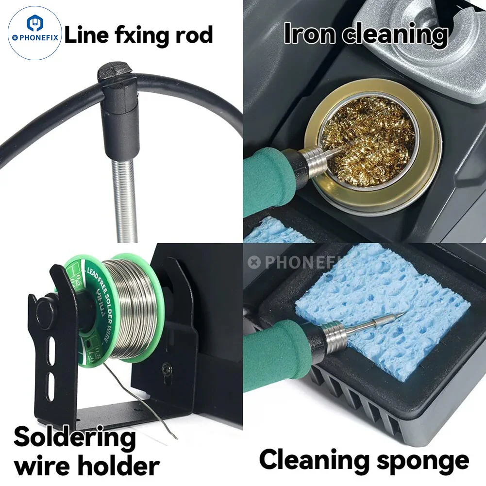 YIHUA 982 Intelligent Soldering Station C210 C245 Handle Welding Repair - Image 7