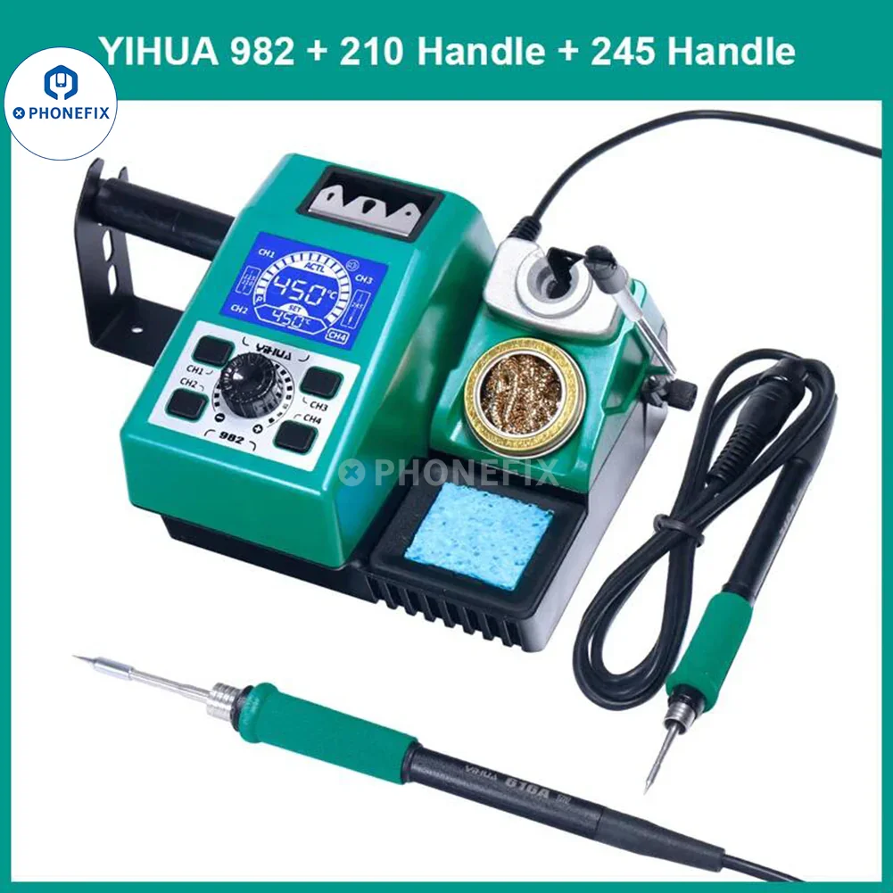 YIHUA 982 Intelligent Soldering Station C210 C245 Handle Welding Repair - Image 8