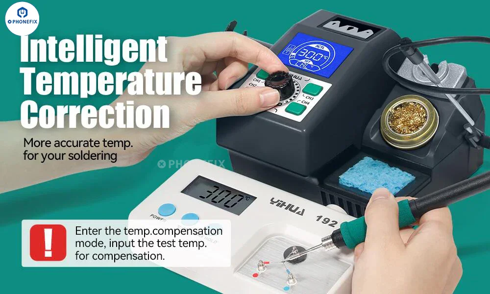YIHUA 982 Intelligent Soldering Station C210 C245 Handle Welding Repair - Image 9