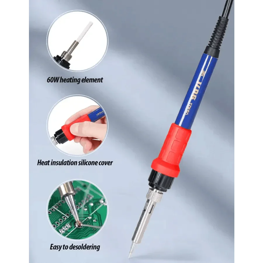 YIHUA 995D+SMD Soldering Station With Hot Air Gun For BGA Rework - Image 8