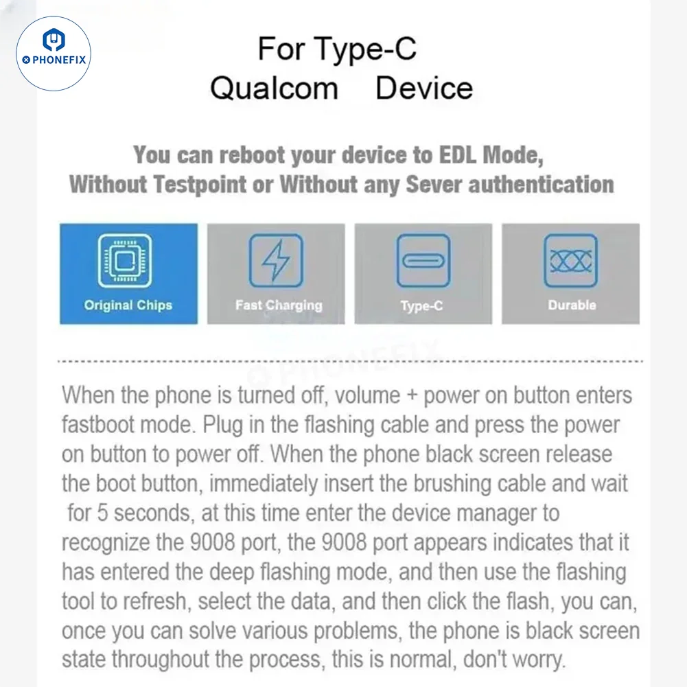 YOUKILOON EDL V2 Cable For Type-C Qualcomm Devices - Image 3
