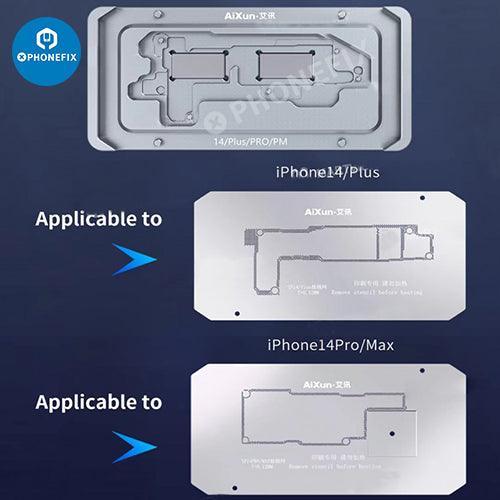 Z14 Motherboard Middle Frame Planting Tin Stand For iPhone 14 Series - Image 2
