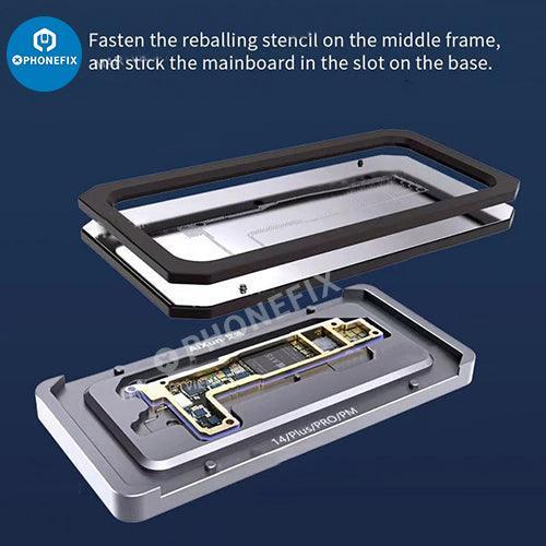 Z14 Motherboard Middle Frame Planting Tin Stand For iPhone 14 Series - Image 3