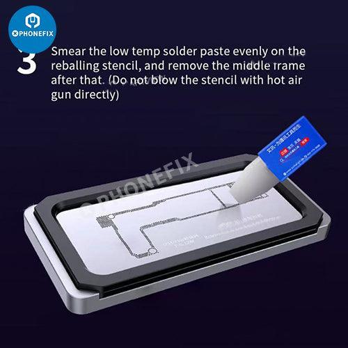 Z14 Motherboard Middle Frame Planting Tin Stand For iPhone 14 Series - Image 4