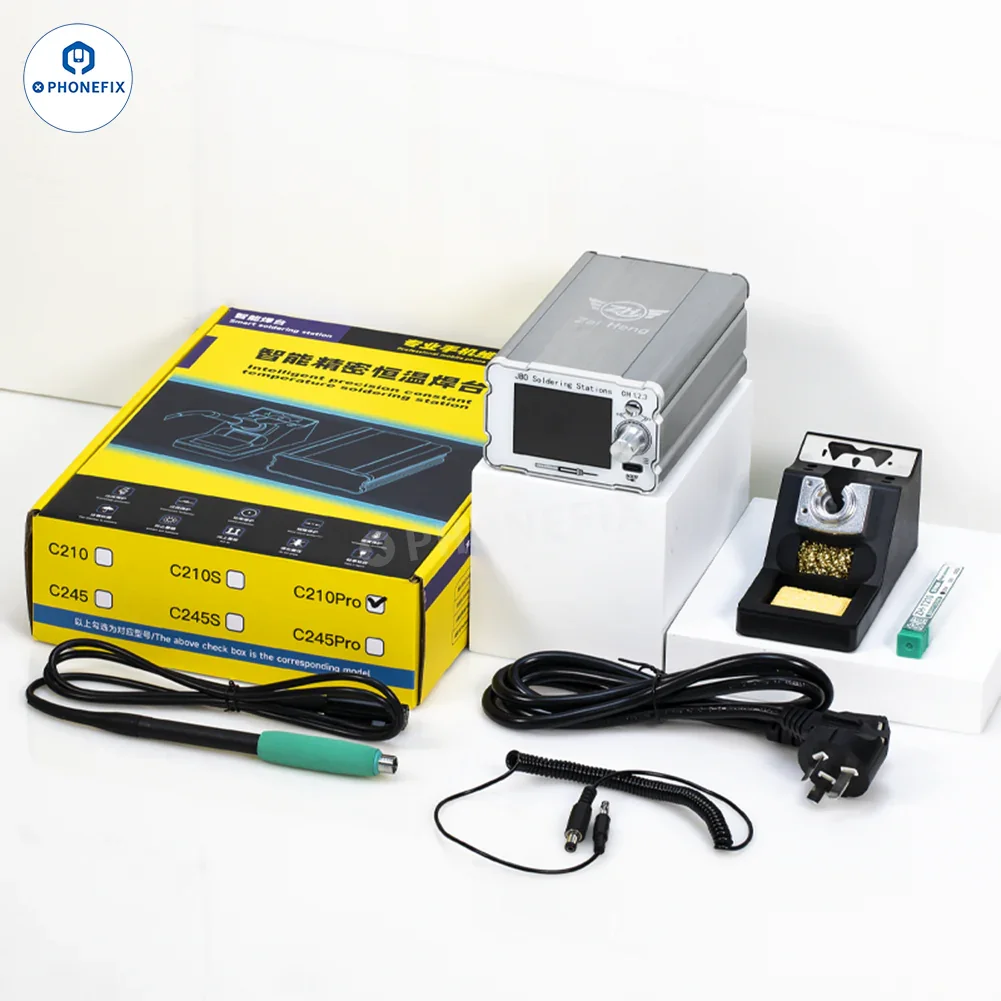 ZH-C210 Pro Precision Soldering Station With C210 Iron Tips - Image 10
