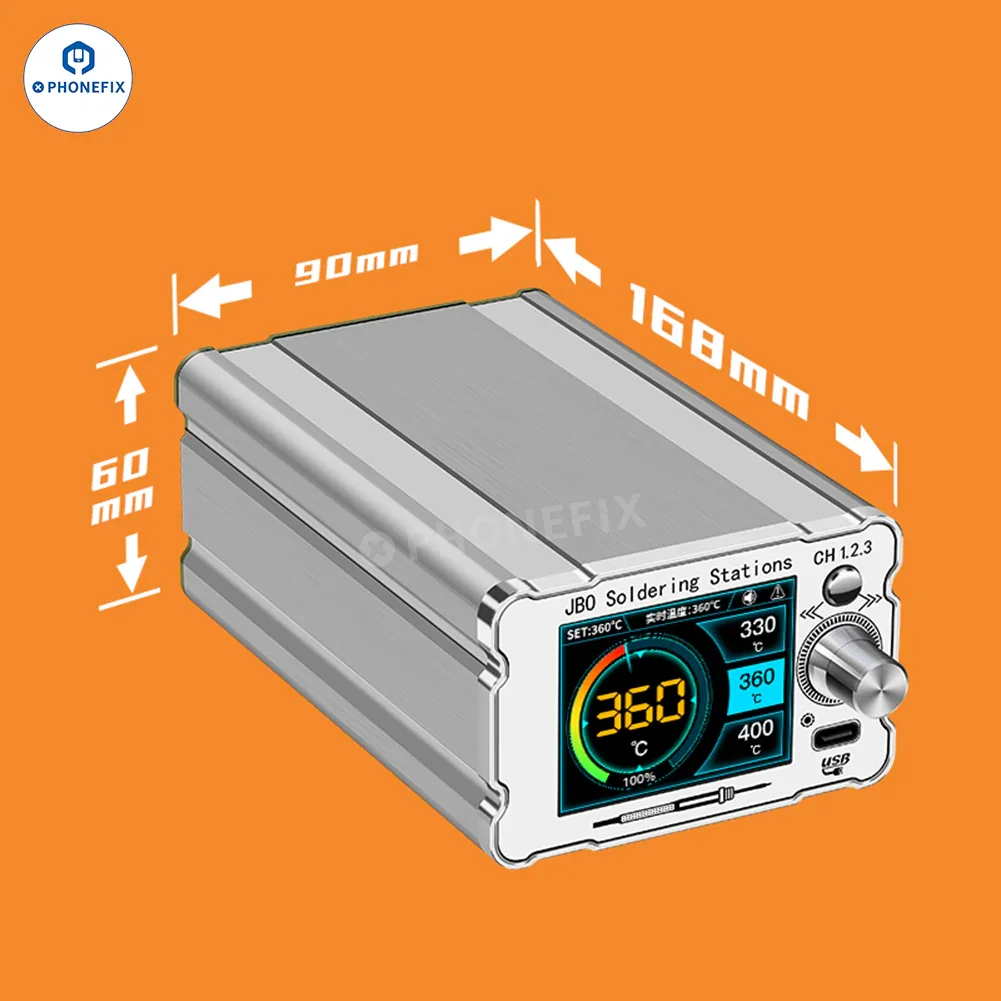 ZH-C210 Pro Precision Soldering Station With C210 Iron Tips - Image 12